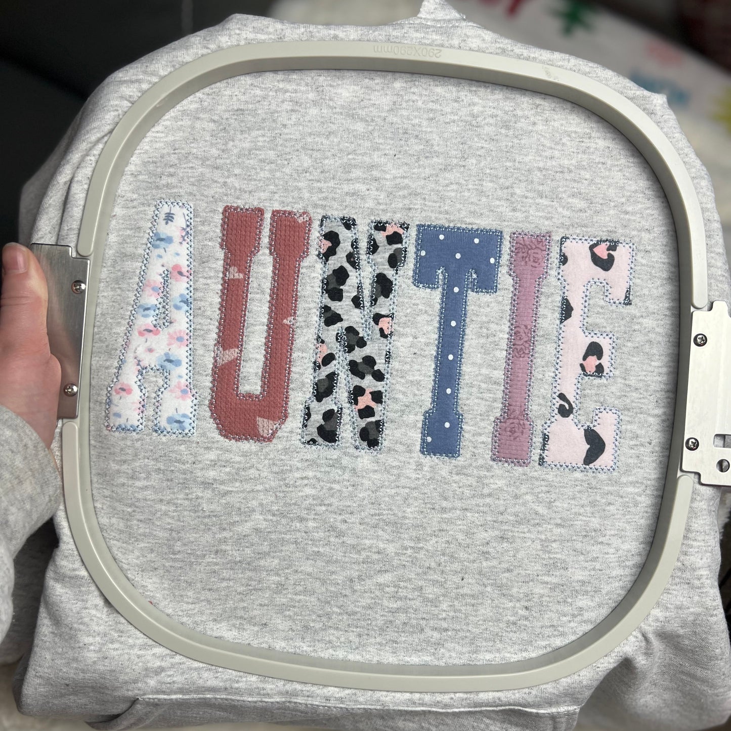 Embroidered Keepsake Sweater - Diamond Stitch