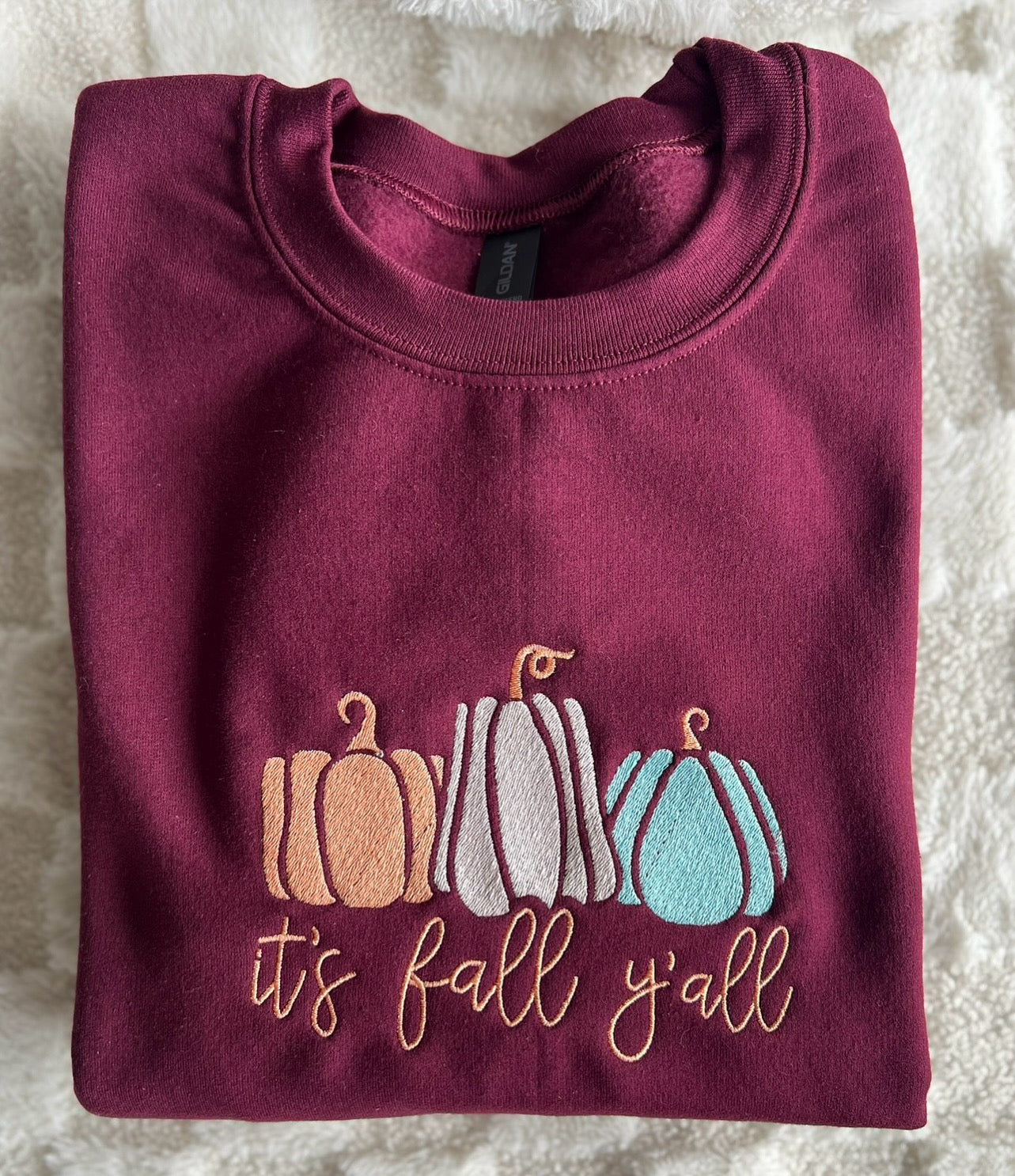 Fall Y’all Embroidered Crew