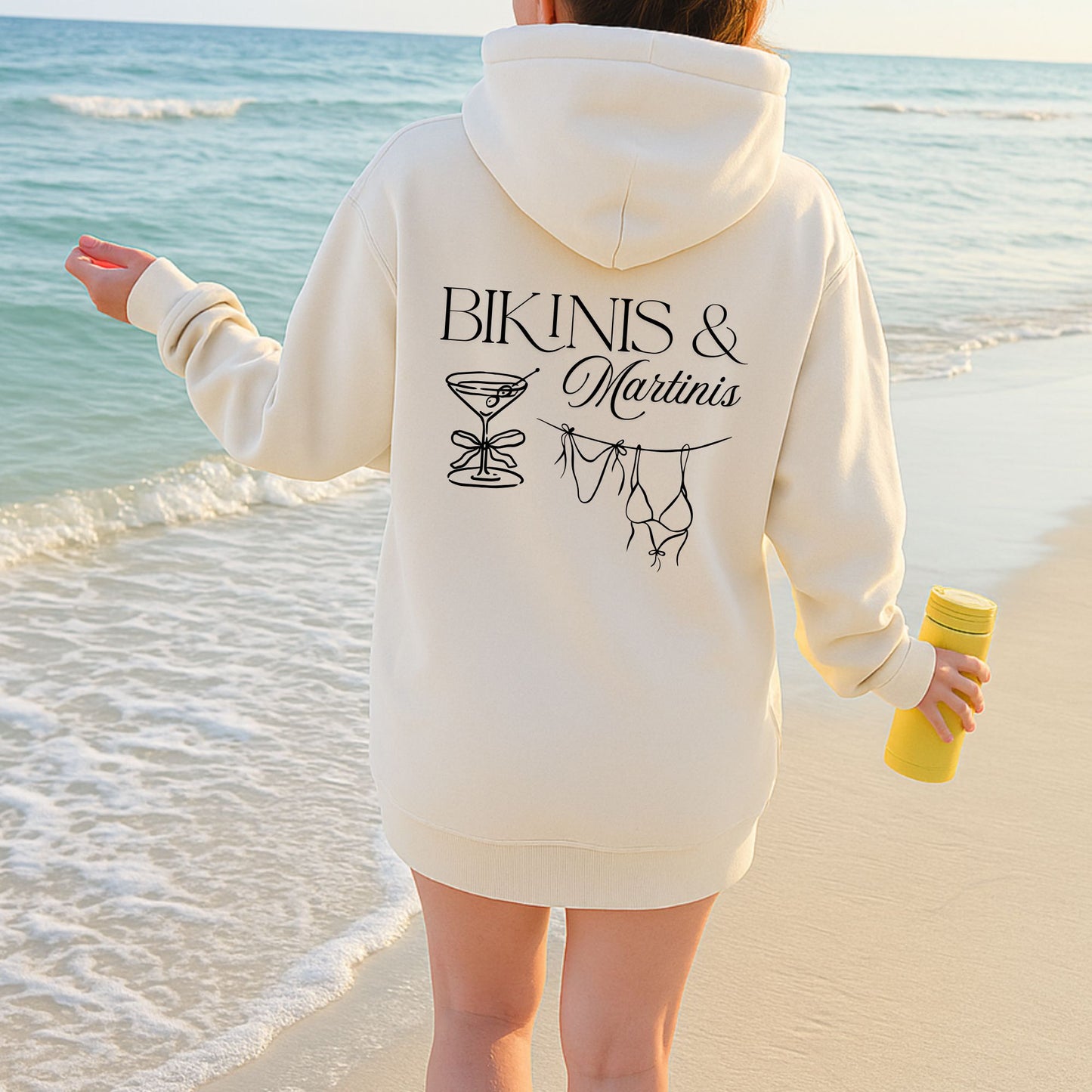 Bikini's & Martinis Oversized Hoodie