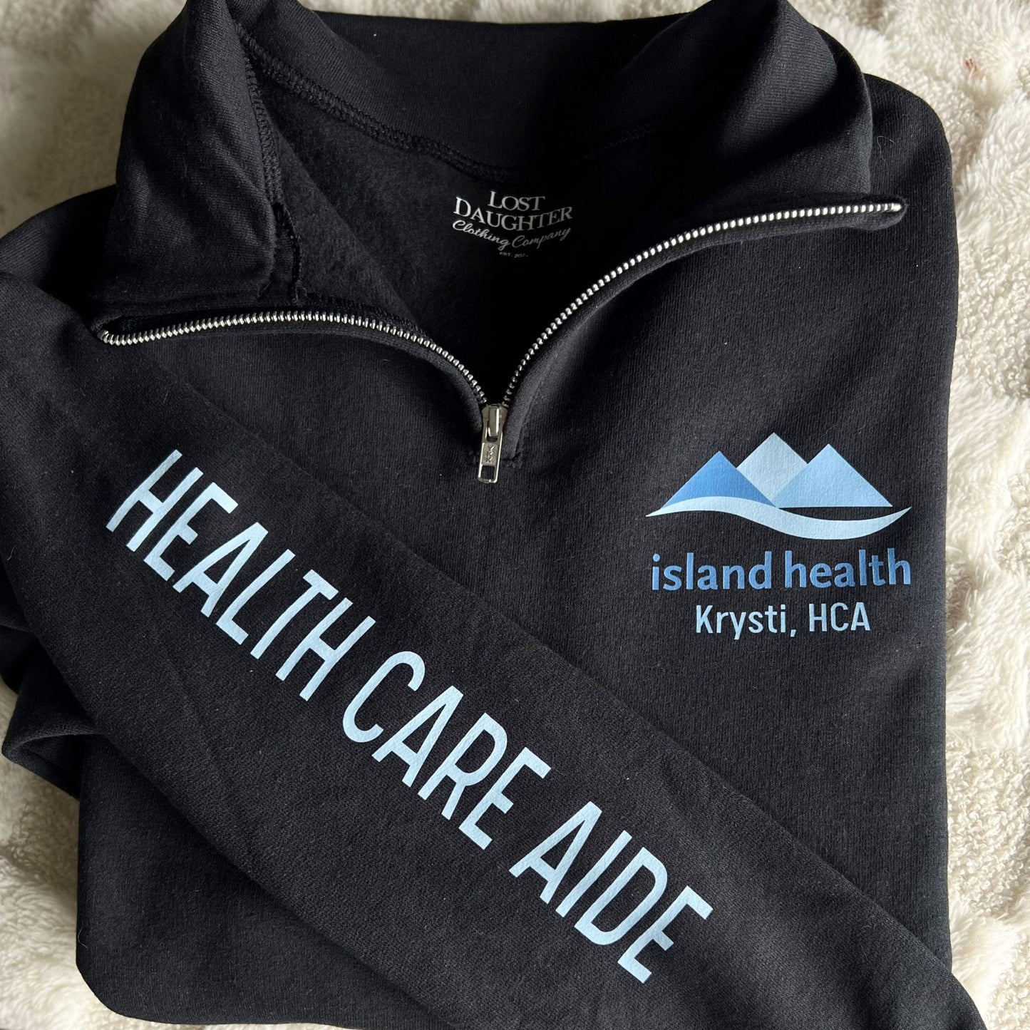 IH ¼ Zip Health Care Aide Sweatshirt