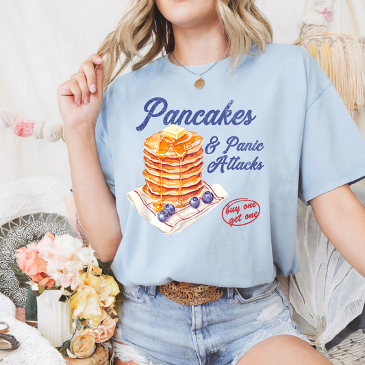 Pancakes & Panic Attacks Tee