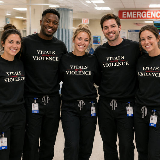 Vitals Over Violence - Crew & Tee