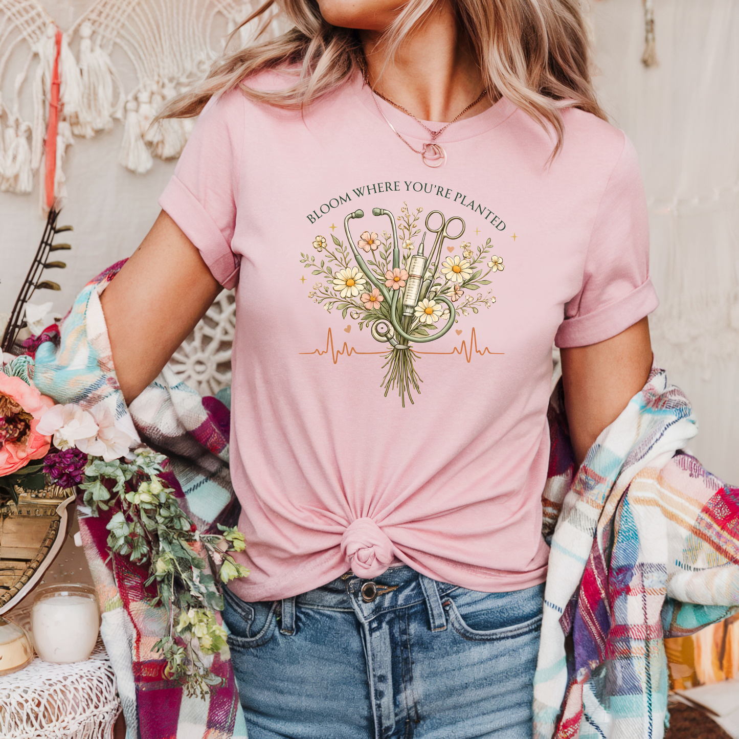 Bloom Where You're Planted Ladies Tee
