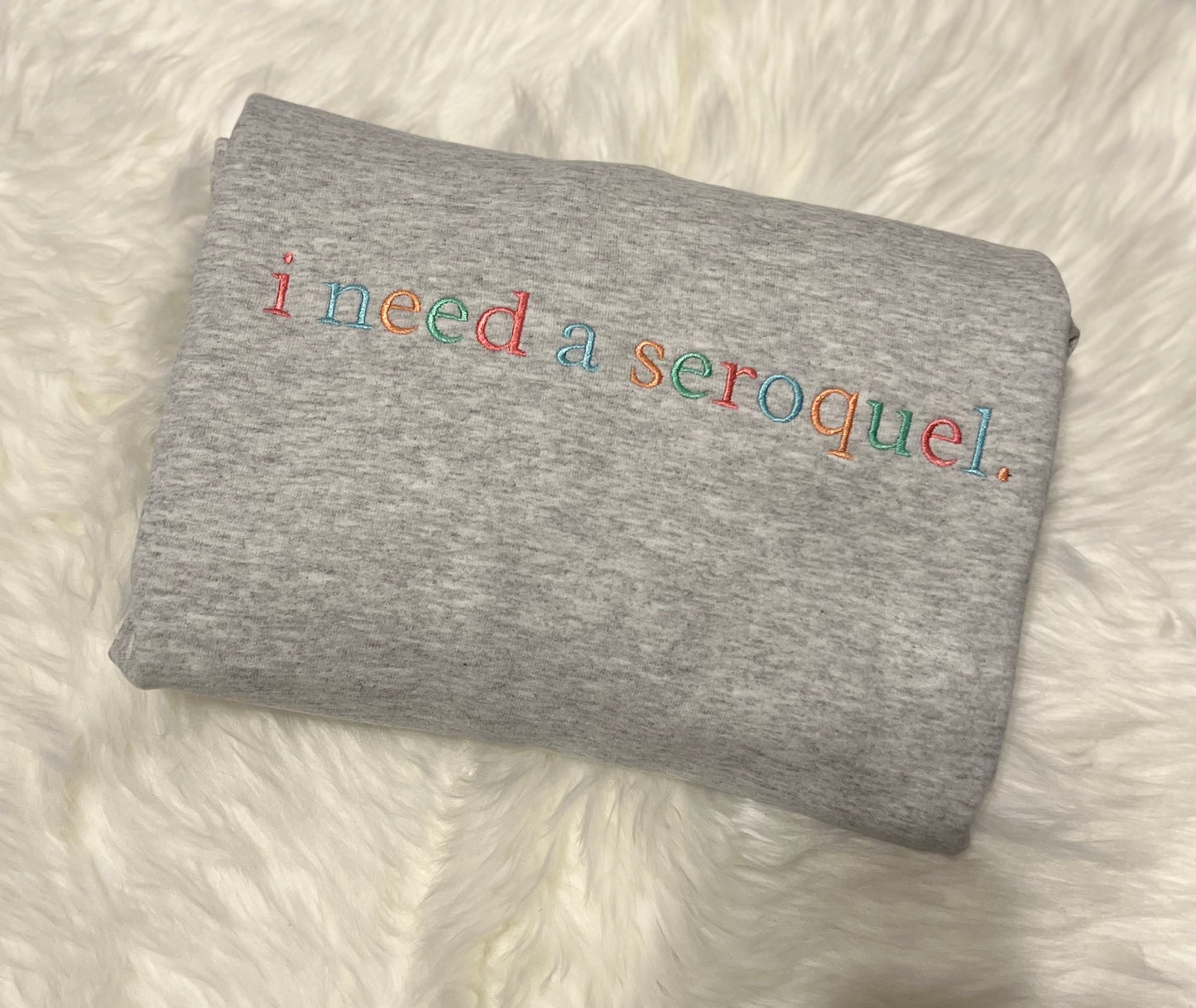 Seroquel STAT Embroidered Crewneck