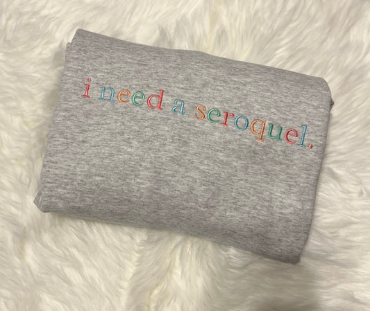 Seroquel STAT Embroidered Crewneck