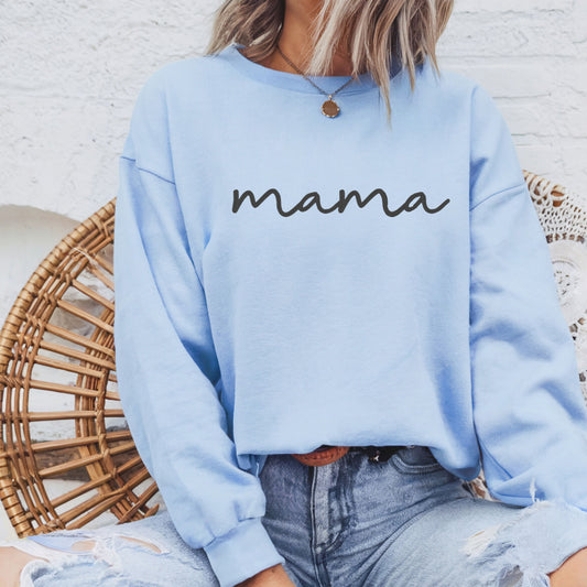 Minimal Mama Embroidered Crewneck