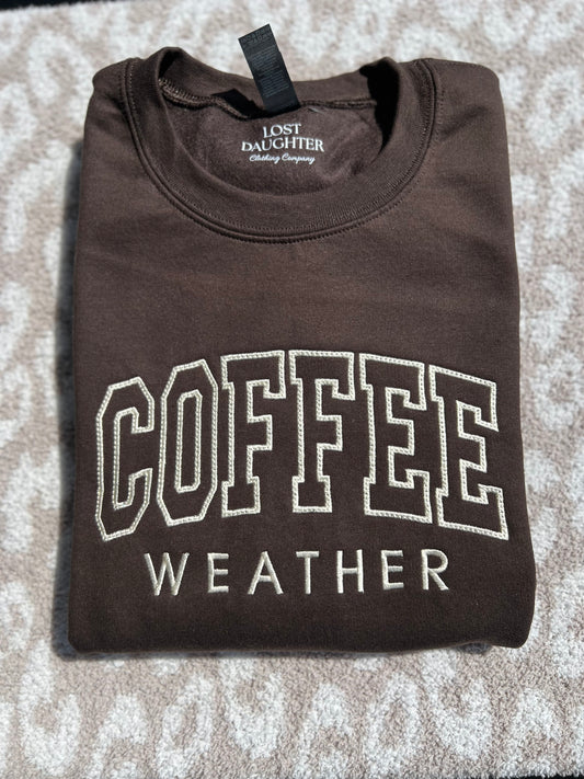 Coffee Weather - Embroidered