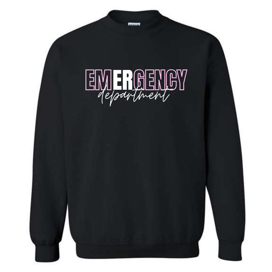 ER Department Crewneck - Pink